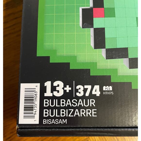 New in box Mega Pokémon Bulbasaur Pixel Blocks 374 Pieces Ages 13+ - Picture 4 of 4